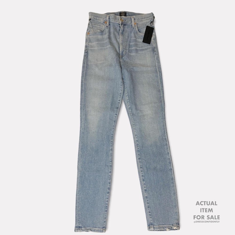 CITIZENS OF HUMANITY Chrissy Sculpt High Rise Skinny Jeans - Islands - Picture 4 of 7